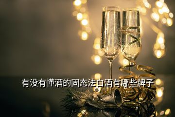 有沒(méi)有懂酒的固態(tài)法白酒有哪些牌子