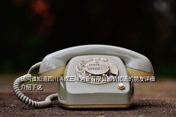 請問誰知道四川濱成三味酒業(yè)有限公司請知道的朋友詳細(xì)介紹下這