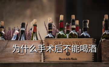 為什么手術后不能喝酒