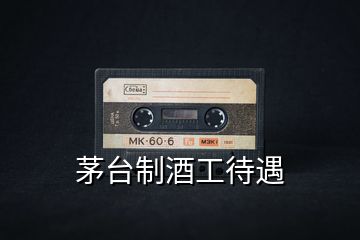 茅臺制酒工待遇