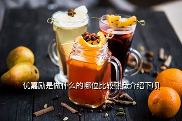 優(yōu)嘉勵是做什么的哪位比較熟悉介紹下唄