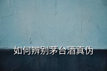 如何辨別茅臺酒真?zhèn)?></p>
<h2 id=