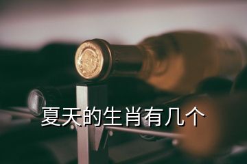 夏天的生肖有幾個(gè)
