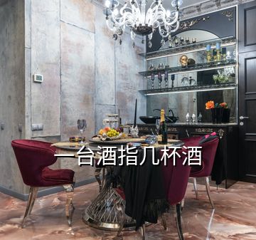 一臺(tái)酒指幾杯酒