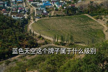 藍(lán)色天空這個牌子屬于什么級別