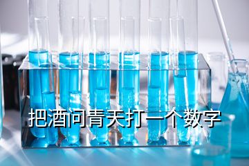 把酒問(wèn)青天打一個(gè)數(shù)字