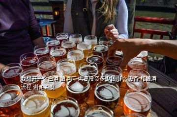我想開(kāi)一個(gè)白酒 釀酒廠 需要投資多少錢 什么設(shè)備 和釀酒流程 謝謝百度