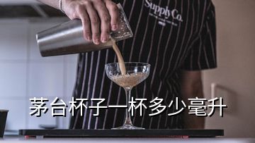 茅臺(tái)杯子一杯多少毫升