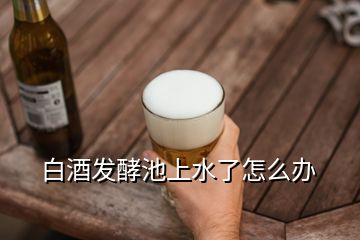 白酒發(fā)酵池上水了怎么辦