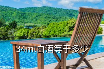 34ml白酒等于多少