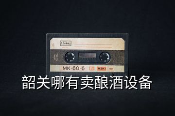 韶關哪有賣釀酒設備