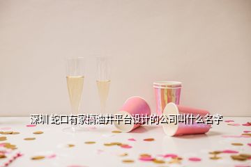  深圳 蛇口有家搞油井平臺(tái)設(shè)計(jì)的公司叫什么名字
