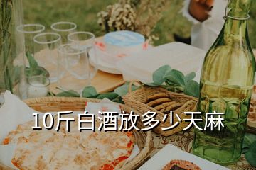 10斤白酒放多少天麻