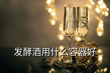 發(fā)酵酒用什么容器好