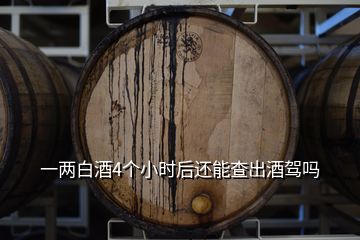 一兩白酒4個小時后還能查出酒駕嗎