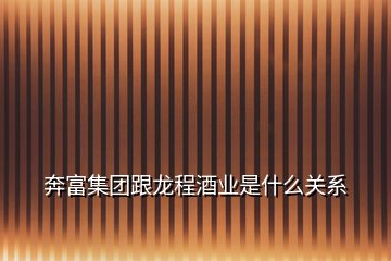 奔富集團跟龍程酒業(yè)是什么關系