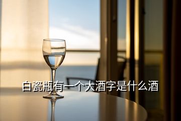 白瓷瓶有一個大酒字是什么酒