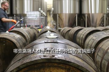 哪些高端人群是白酒最有價(jià)值的營銷圈子