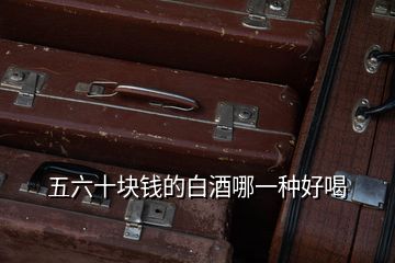 五六十塊錢(qián)的白酒哪一種好喝