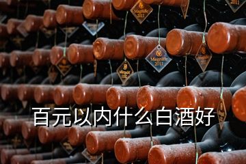 百元以?xún)?nèi)什么白酒好