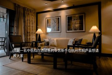 我是一名中低檔白酒銷售的業(yè)務新手在杭州市桐廬縣想請教大家