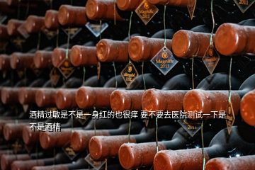 酒精過敏是不是一身紅的也很癢 要不要去醫(yī)院測(cè)試一下是不是酒精