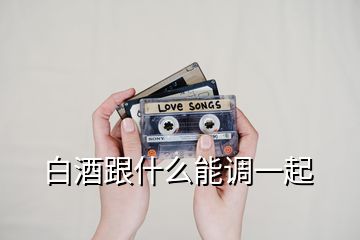 白酒跟什么能調一起