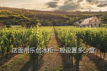 店面用樂創(chuàng)冰柜一般設置多少度