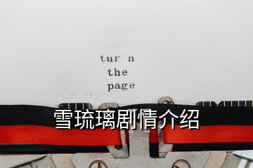 雪琉璃劇情介紹