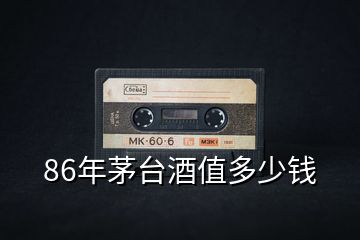 86年茅臺酒值多少錢