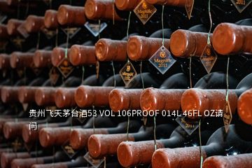 貴州飛天茅臺酒53 VOL 106PROOF 014L 46FL OZ請問