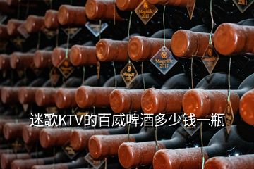 迷歌KTV的百威啤酒多少錢(qián)一瓶