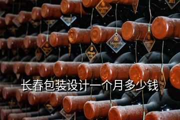 長春包裝設計一個月多少錢