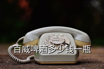 百威啤酒多少錢(qián)一瓶
