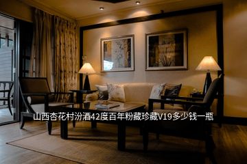 山西杏花村汾酒42度百年粉藏珍藏V19多少錢一瓶