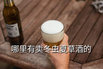 哪里有賣(mài)冬蟲(chóng)夏草酒的