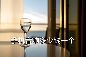 手機(jī)音響多少錢一個
