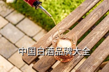 中國白酒品牌大全