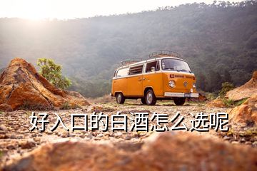 好入口的白酒怎么選呢