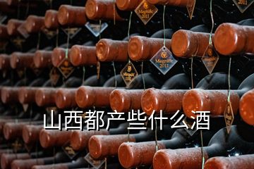 山西都產些什么酒