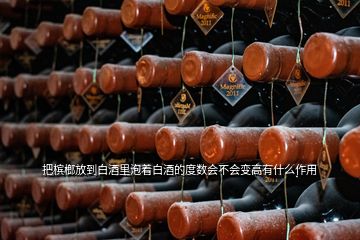 把檳榔放到白酒里泡著白酒的度數(shù)會(huì)不會(huì)變高有什么作用