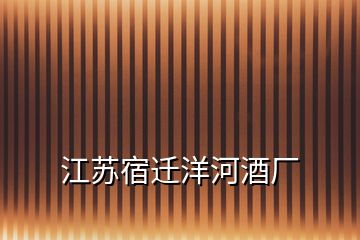江蘇宿遷洋河酒廠(chǎng)