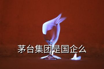 茅臺集團(tuán)是國企么