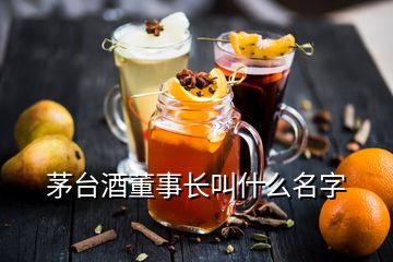 茅臺(tái)酒董事長叫什么名字