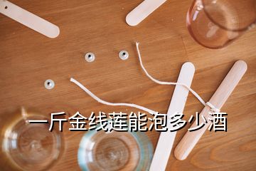 一斤金線(xiàn)蓮能泡多少酒