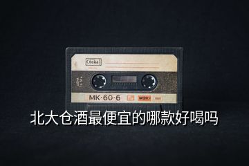 北大倉酒最便宜的哪款好喝嗎
