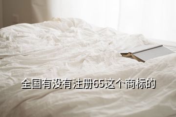 全國(guó)有沒(méi)有注冊(cè)65這個(gè)商標(biāo)的