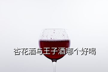 杏花酒與王子酒哪個(gè)好喝