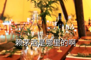 賴(lài)茅酒是哪里的啊