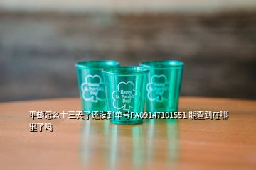 平郵怎么十三天了還沒到單號PA09147101551 能查到在哪里了嗎